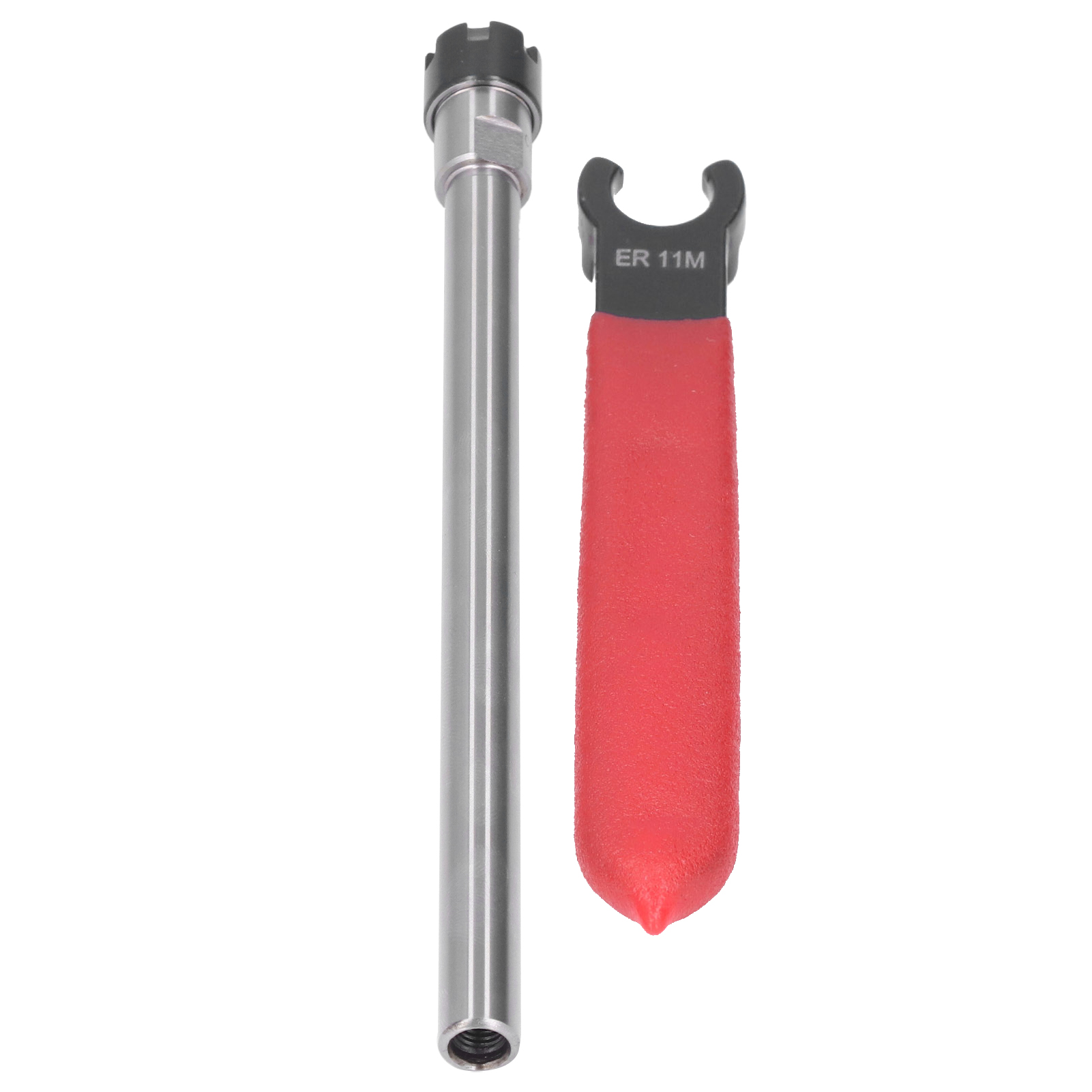 Lange Gerade Spannzangenaufnahme Für Cnc-fräsen, 17 Mm Verlängerung, Spannschlüssel (c10er11m150l 150 Mm)