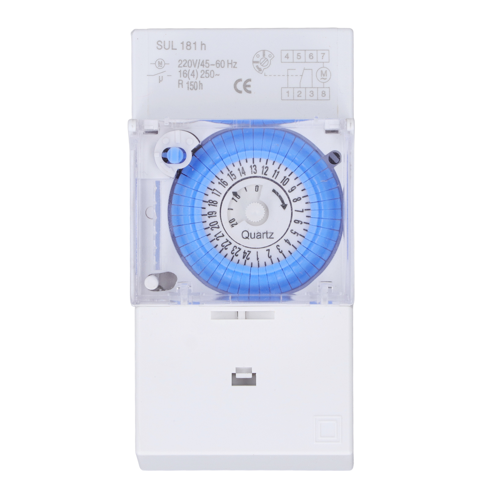 Wasserdichter Und Programmierbarer Mechanischer 24-stunden-timer Für Den Außenbereich (230 V Wechselstrom).