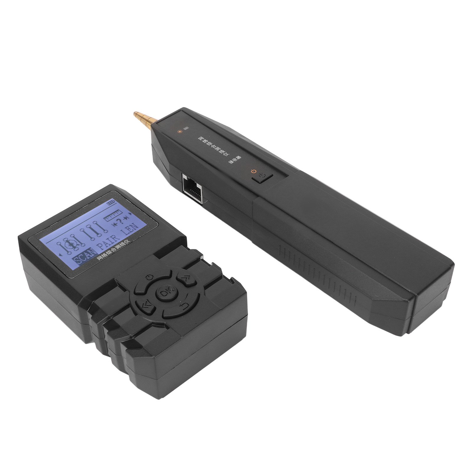Multifunktionales Poe-lan-netzwerkkabeltestgerät Mit Lcd-bildschirm, 5 Scanmodi Und Ethernet-kabeltracer Für Rj45