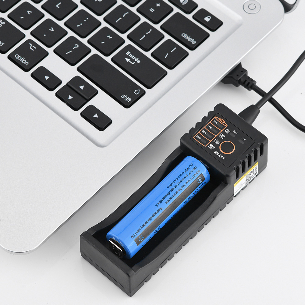 Liitokala Lii-100 Mini 1,2 V/3,7 V/3 V/3,85 V Usb-multifunktions-akkuladegerät