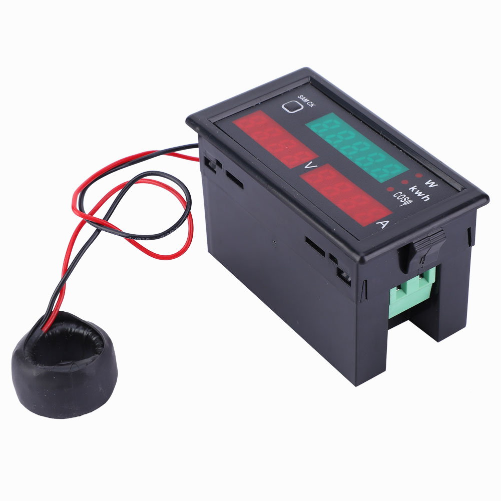 Dl69-2047 5-in-1 Multifunktions-energiemessgerät: Voltmeter, Amperemeter, Leistungsfaktormesser, Wattmeter (80300v 100a)