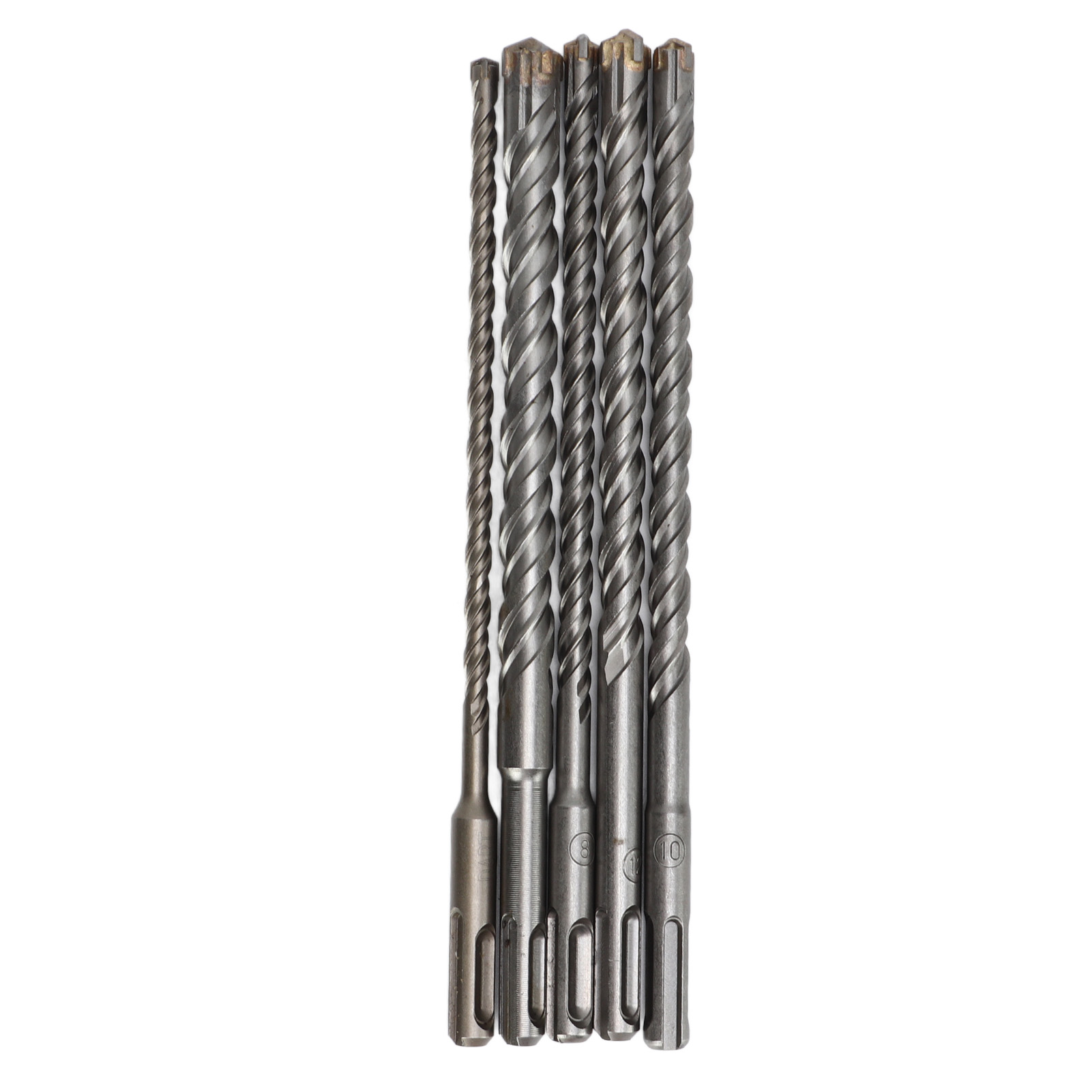 Set Mit 5 Steinbohrern (6 Mm, 8 Mm, 10 Mm, 12 Mm, 14 Mm Durchmesser, 210 Mm Länge) Für Elektrohämmer