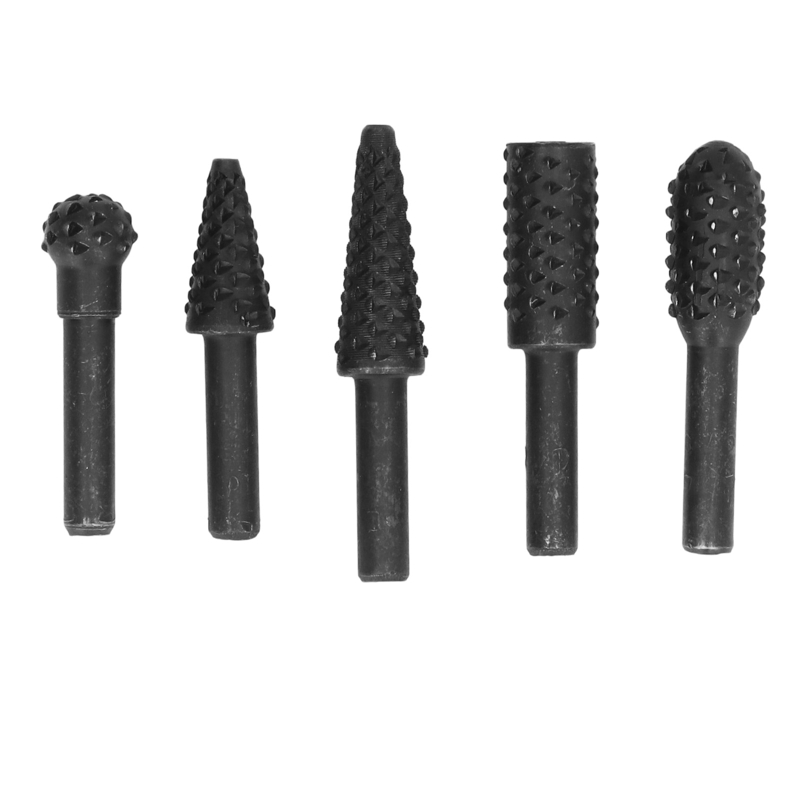 Set Mit 5 Hss-rotationsfräsern Für Holzbearbeitung, Schnitzerei Und Heimwerkerprojekte, Mit 6,35 Mm (1/4 Zoll) Schaft.