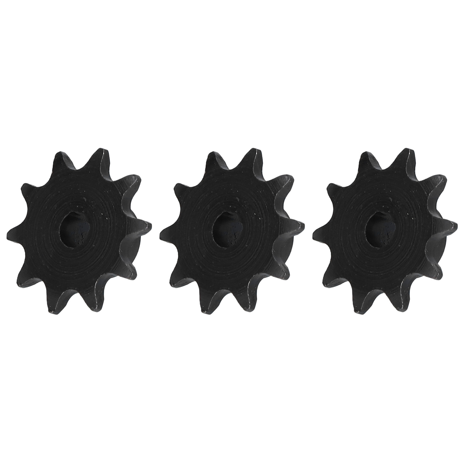 Satz Aus 3 Antriebskettenrädern Aus Stahl, 8 Mm Teilung, 6 Mm D-bohrung, 10 Zähne, Teilenummer 5307-1006-0010