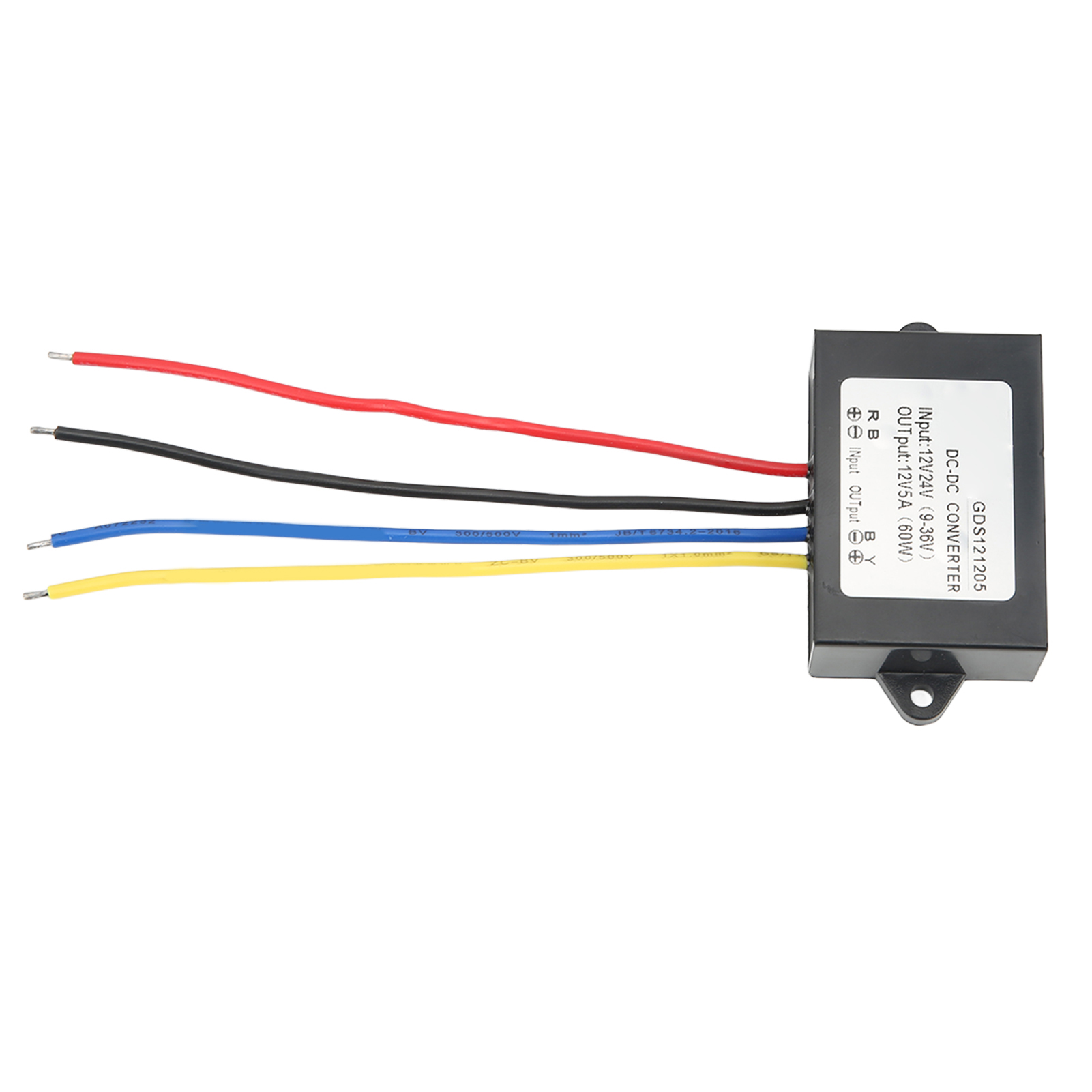 Ip67 Wasserdichtes Dc/dc-spannungsreglermodul, Polypropylengehäuse, 12v/24v-spannungswandler, 9–36v Auf 12v, 5a