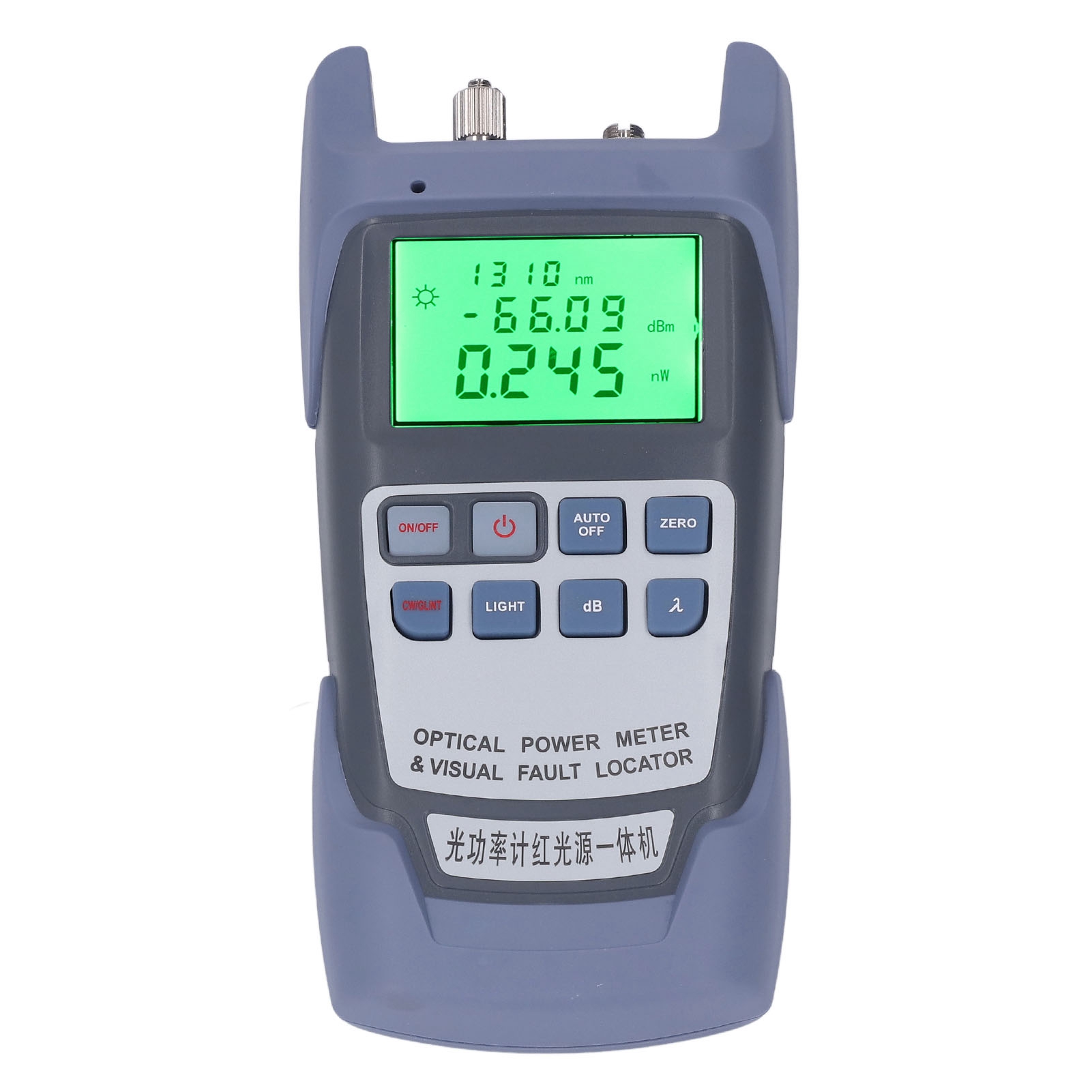 Integrierter, Hochpräziser Glasfaserkabeltester, 7 Wellenlängen, Stoßfestes Abs-silikongehäuse, 10 Mw