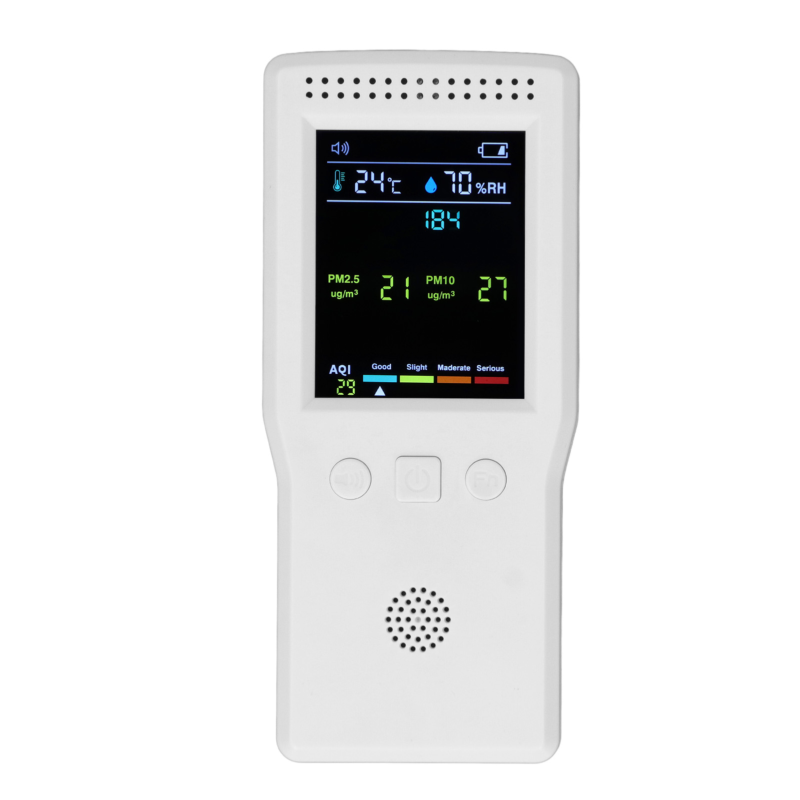 9-in-1-luftqualitätsmessgerät: Pm 2,5, Pm 10, Hcho, Voc, Temperatur, Luftfeuchtigkeit, Multifunktionaler Co₂-detektor, 5 V