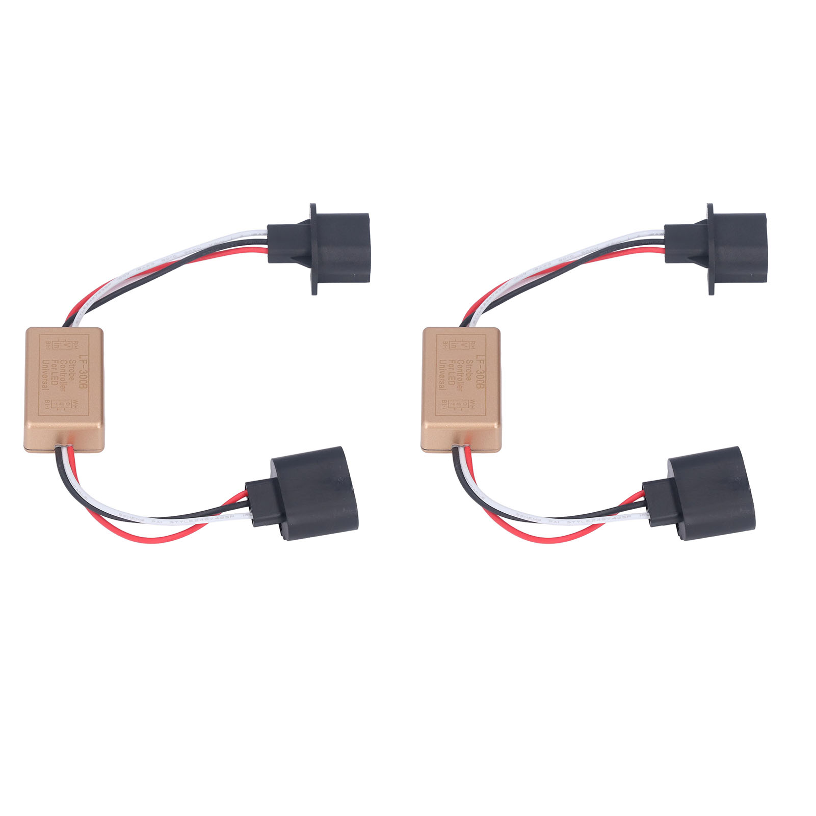 Set Mit 2 Abs-led-blitzlichtmodulen Für Kraftfahrzeuge Und Elektrofahrräder