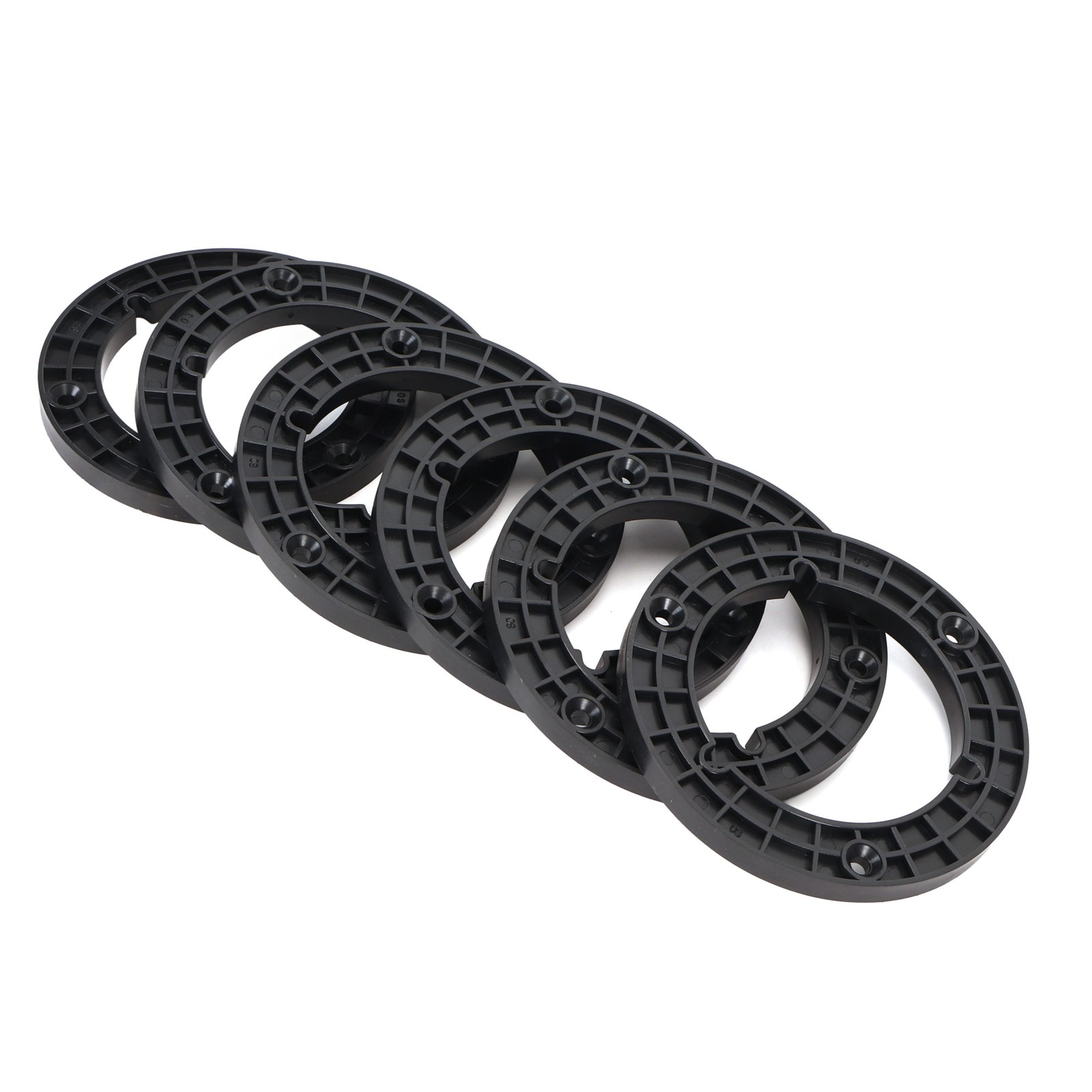 Set Mit 6 Adaptern Für Spulen Mit 1/4" Und 10,5" (26,7 Cm) Durchmesser, Professioneller Ersatz, Schwarz.