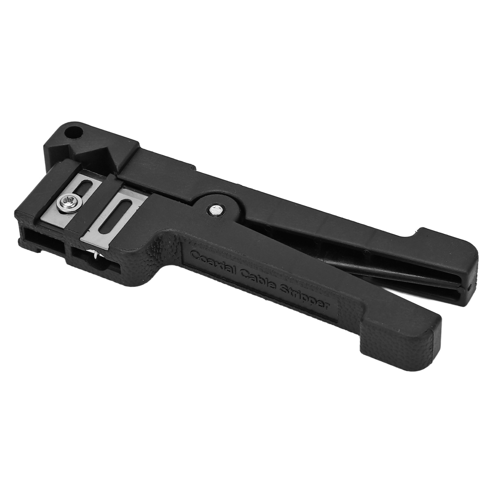 Kabelabisolierer Für Koaxialkabel, Schwarzes Handwerkzeug Zum Abisolieren Von Glasfasermänteln Von 4,8 Bis 7,9 Mm².