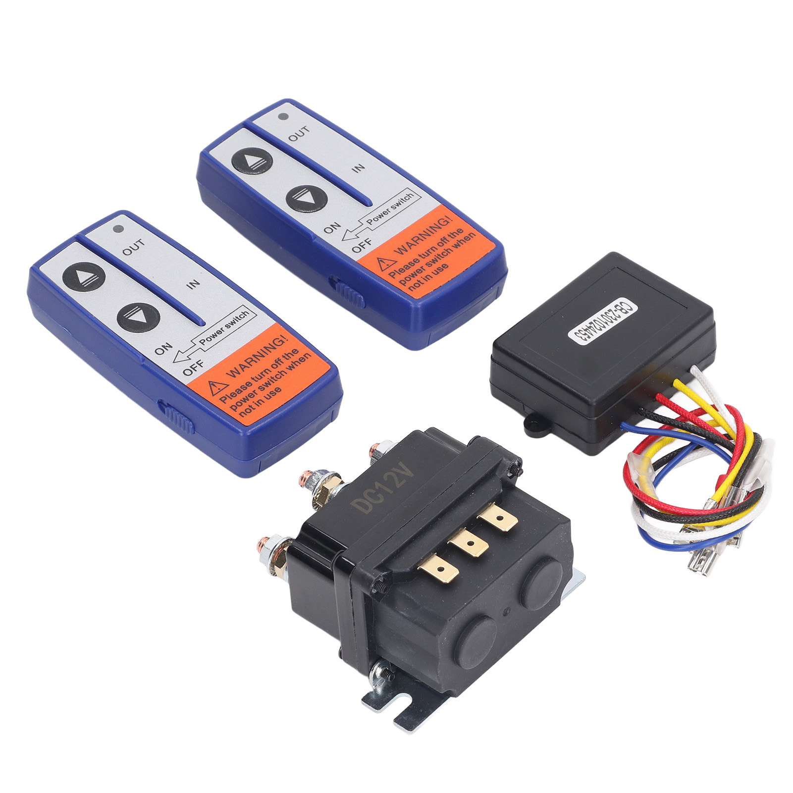 12v 250a Seilwindenrelais-kit Mit Fernbedienung Und Schütz Für Industriefahrzeuge