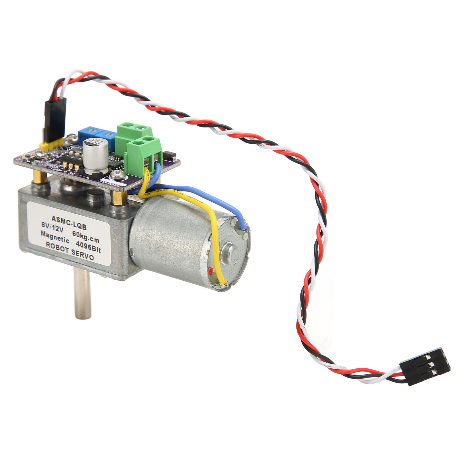 Leistungsstarker Und Stabiler (60 Kg) 360°-encoder-roboterservomotor Mit Schneckengetriebe Zur Steuerung Von Roboterarmventilen