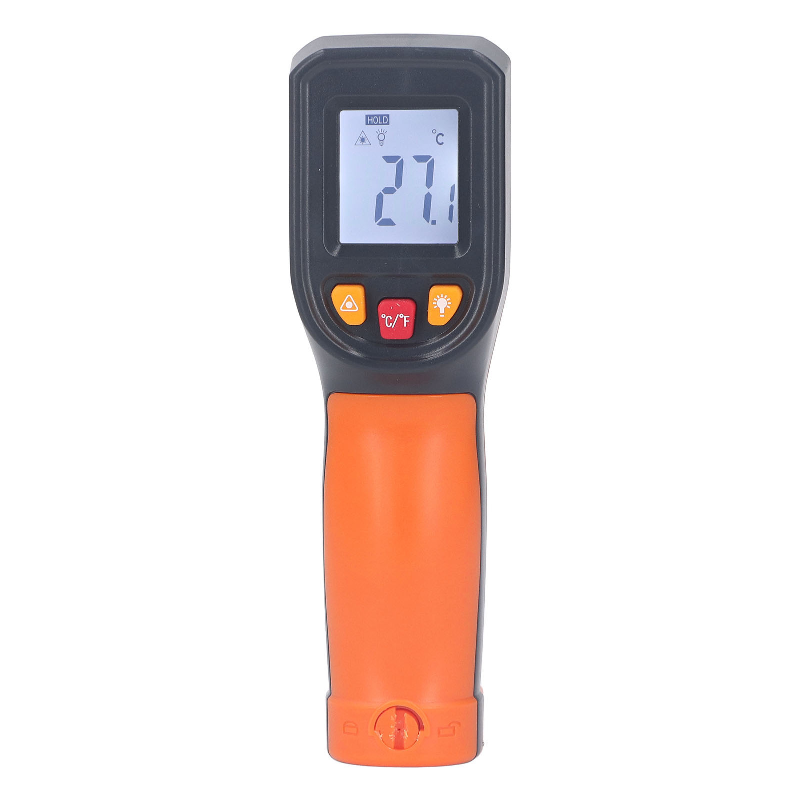 Berührungsloses Infrarot-kochthermometer, Laser-heißluftpistole Für Lebensmittel, Digitales, Hintergrundbeleuchtetes Lcd-display -50400℃ (-58752℉)