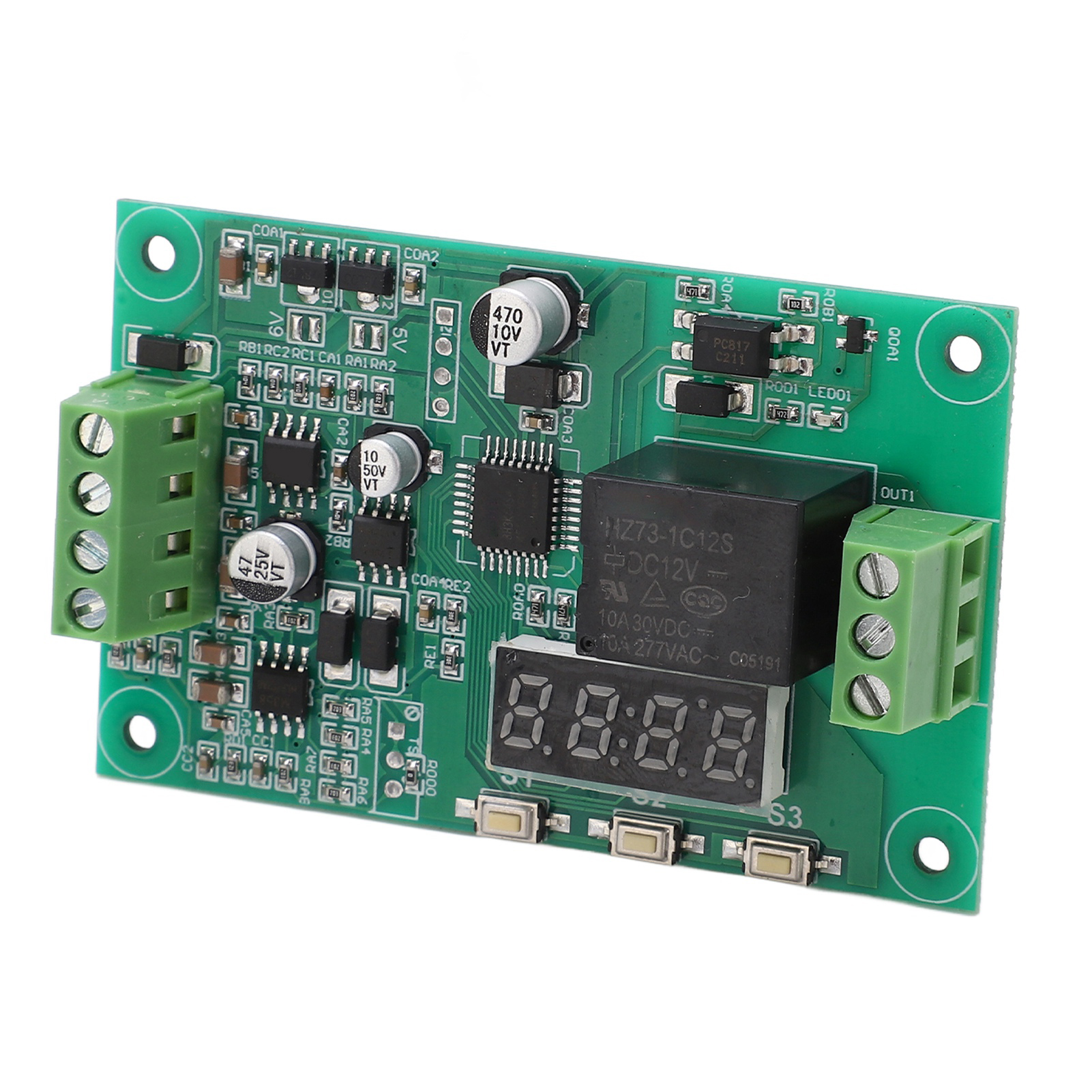 Ac220v 0-30a Stromerkennungsmodul, Hochpräzise Digitalanzeige, Dc 12v Stromerkennungsplatine
