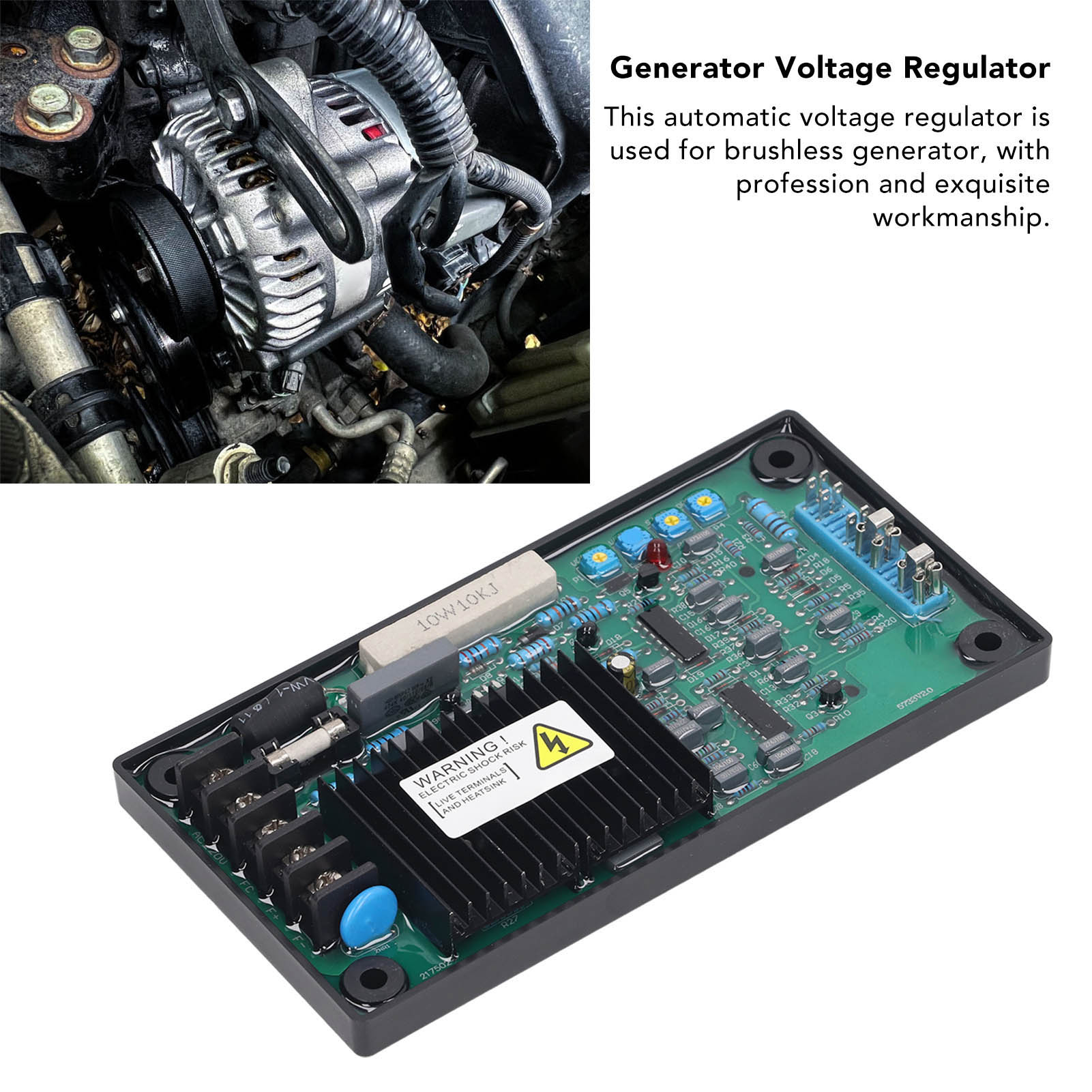 Automatischer Spannungsregler Für Bürstenlose Generatoren, Spannungsstabilisator (avr-platine), 160–260 V Wechselstrom