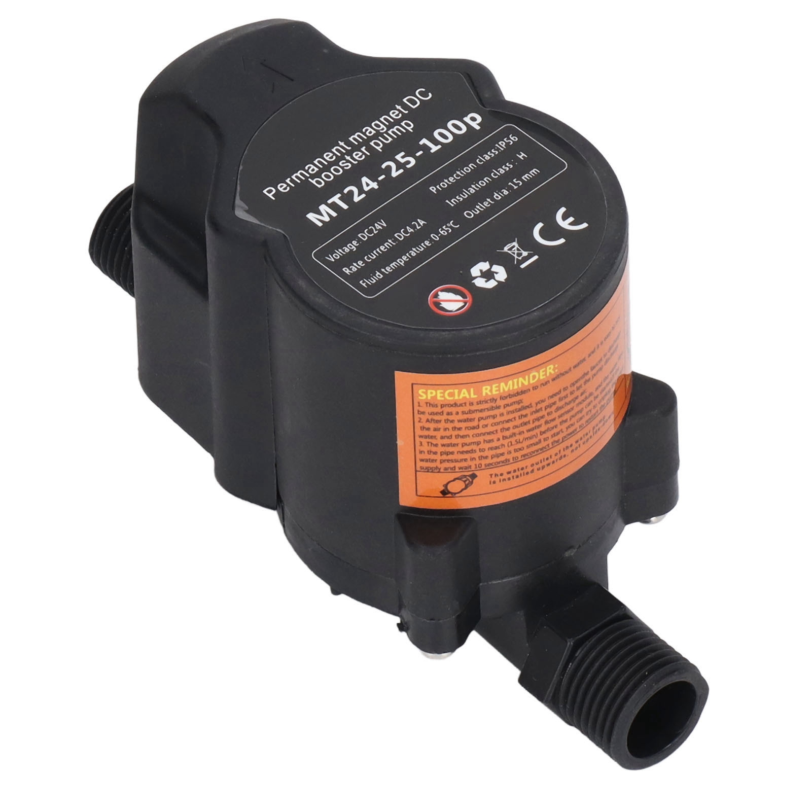 Automatische Duschpumpe Mit Wasserumwälzung, Wandmontage, 24 V Dc, 100–240 V, Eu-stecker