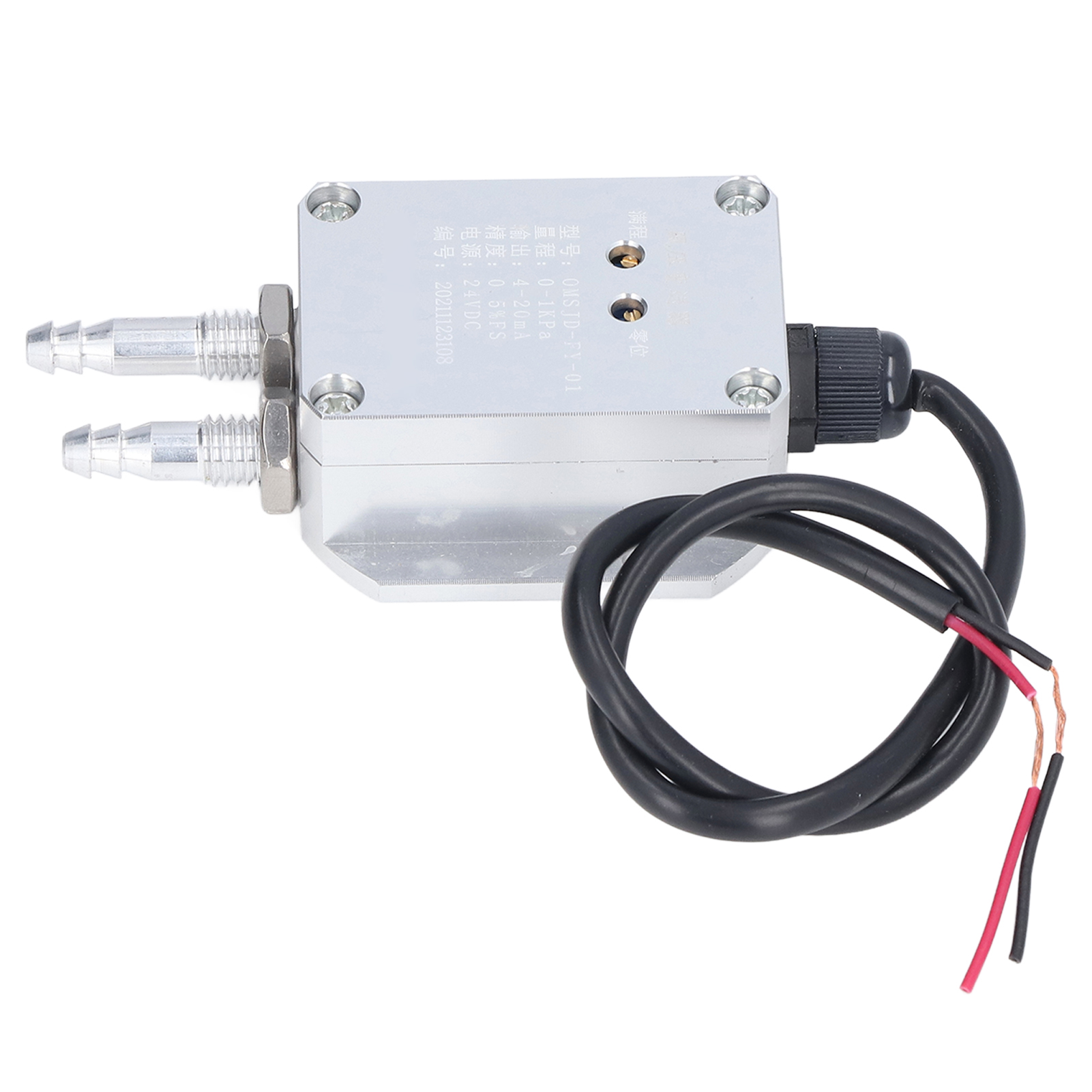 Winddrucktransmitter Aus Aluminiumlegierung, Differenzluftdrucksensor 0-1 Kpa
