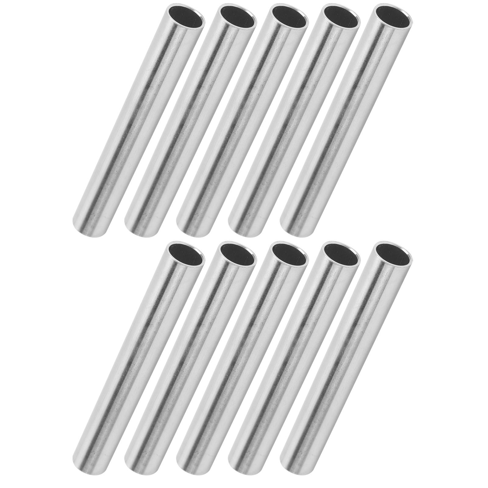 Packung Mit 10 Geraden, Runden Aluminiumrohren Für Roboterhalterungen, 14 Mm Durchmesser, 6100-1214-0100
