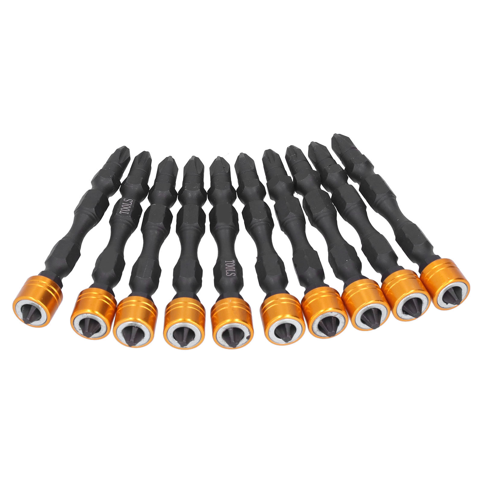 Packung Mit 10 Ph2-magnetschraubendreherbits Für Elektrische Schraubendreher, 1/4"-sechskantschaft