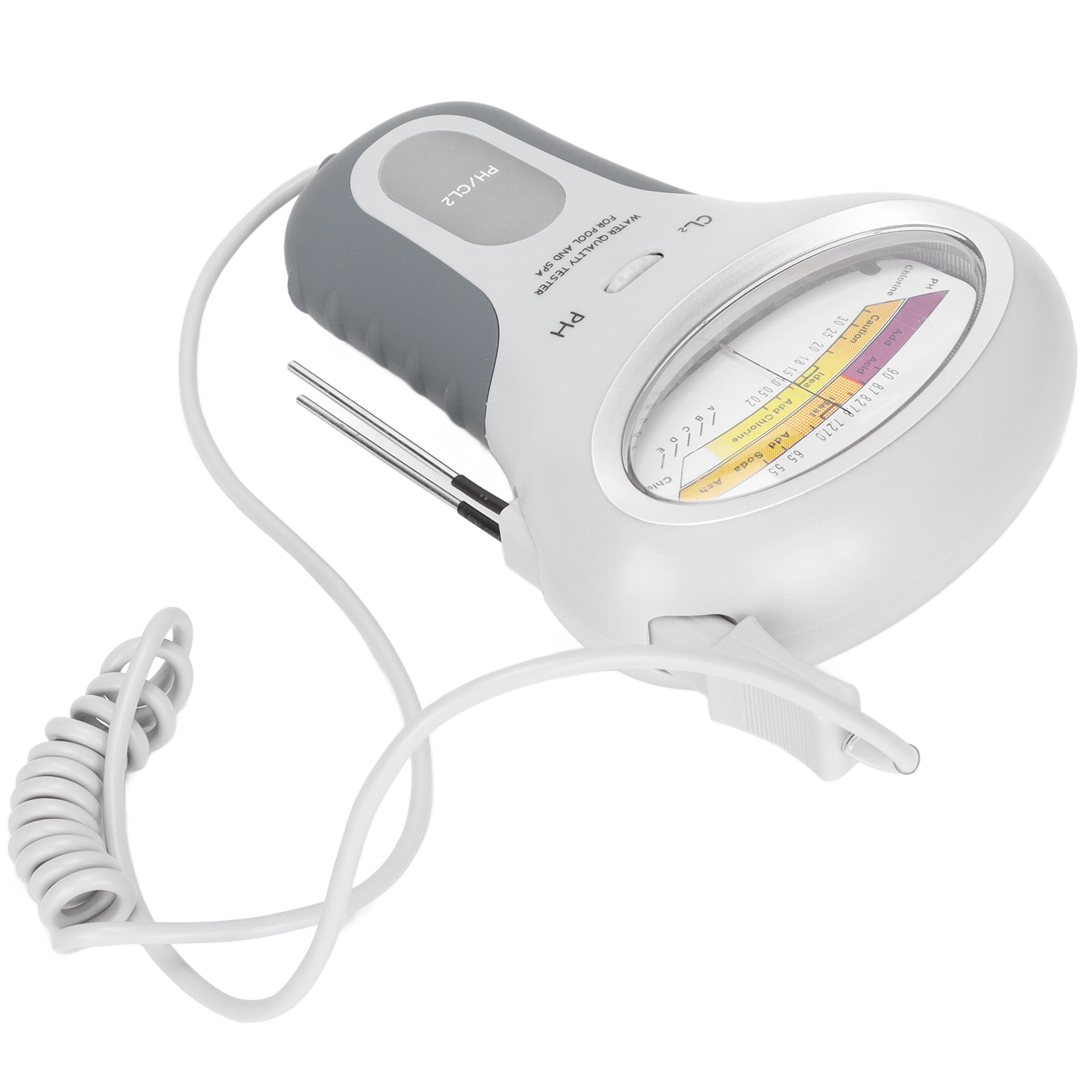 2-in-1 Wasserqualitätstester (ph-wert Und Chlor) Für Schwimmbäder Und Whirlpools.