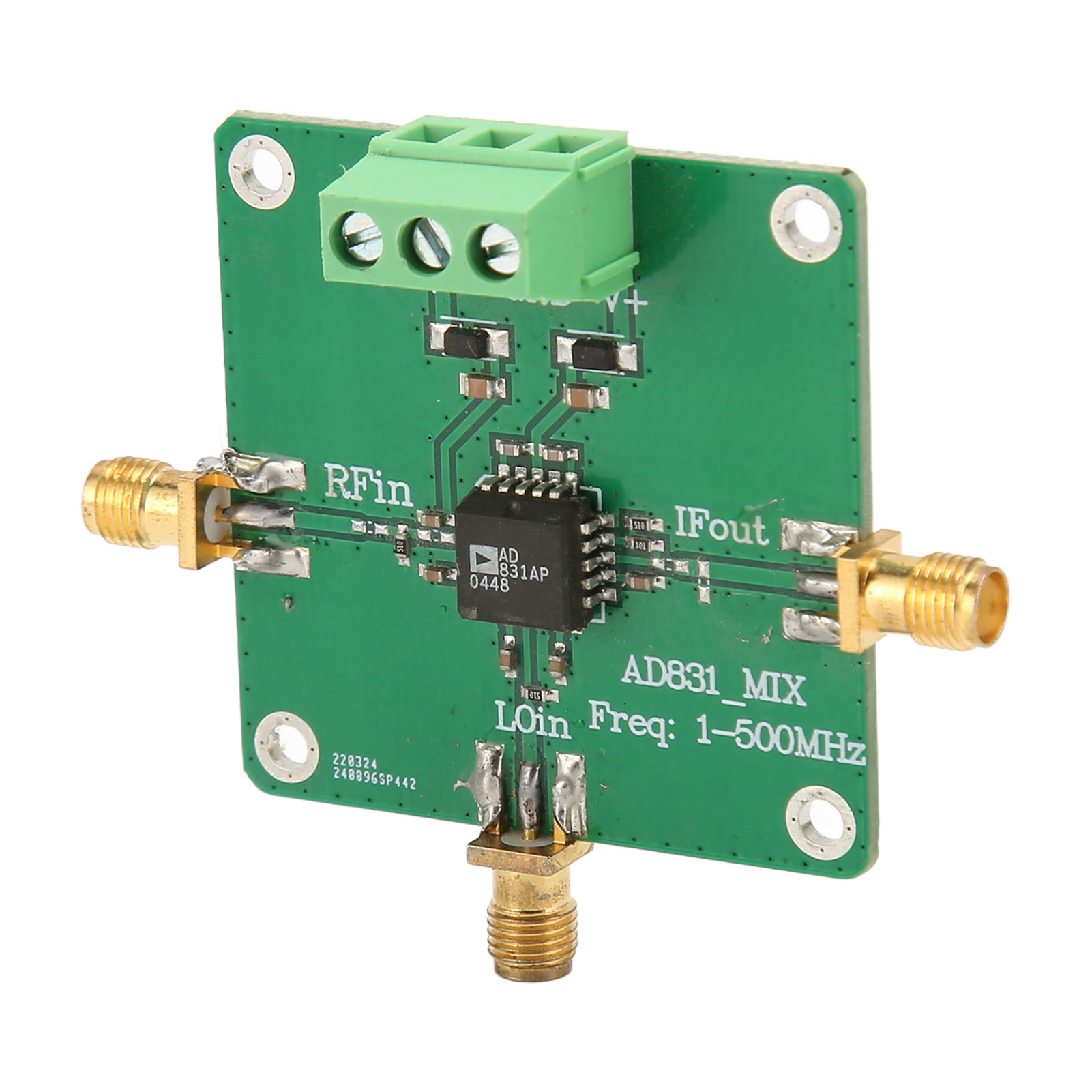 Ad831 Hochfrequenz-hf-mischermodul, Professioneller Ein-chip-frequenzwandler 0,1–500 Mhz Für Hf/vhf-empfänger