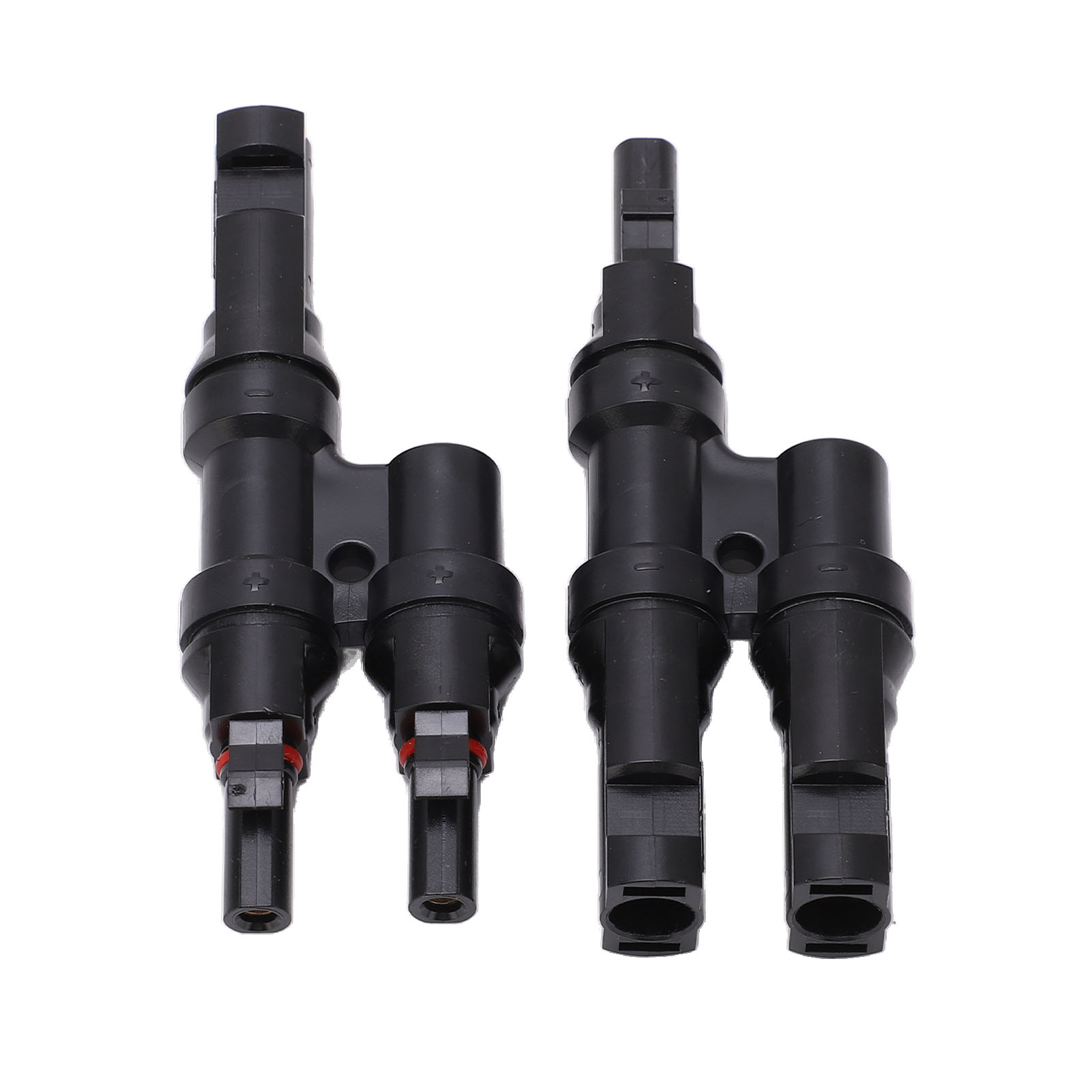 Packung Mit 2 Wasserdichten T-förmigen Solarsteckern, 1 Auf 2 Stecker/buchse, 1500 V Dc, 50 A