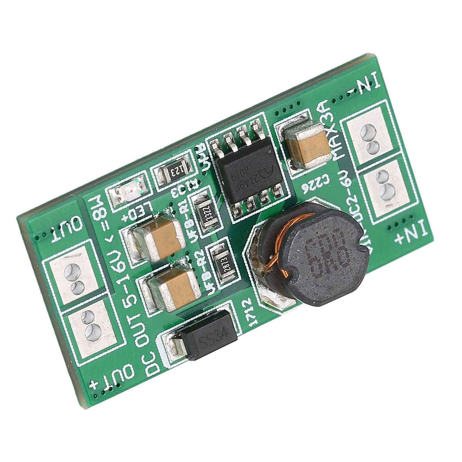 Abs-aufwärtswandlermodul, Aufwärtsnetzteil, 5v Bis 12v Usb-eingang, 8w Maximale Ausgangsleistung