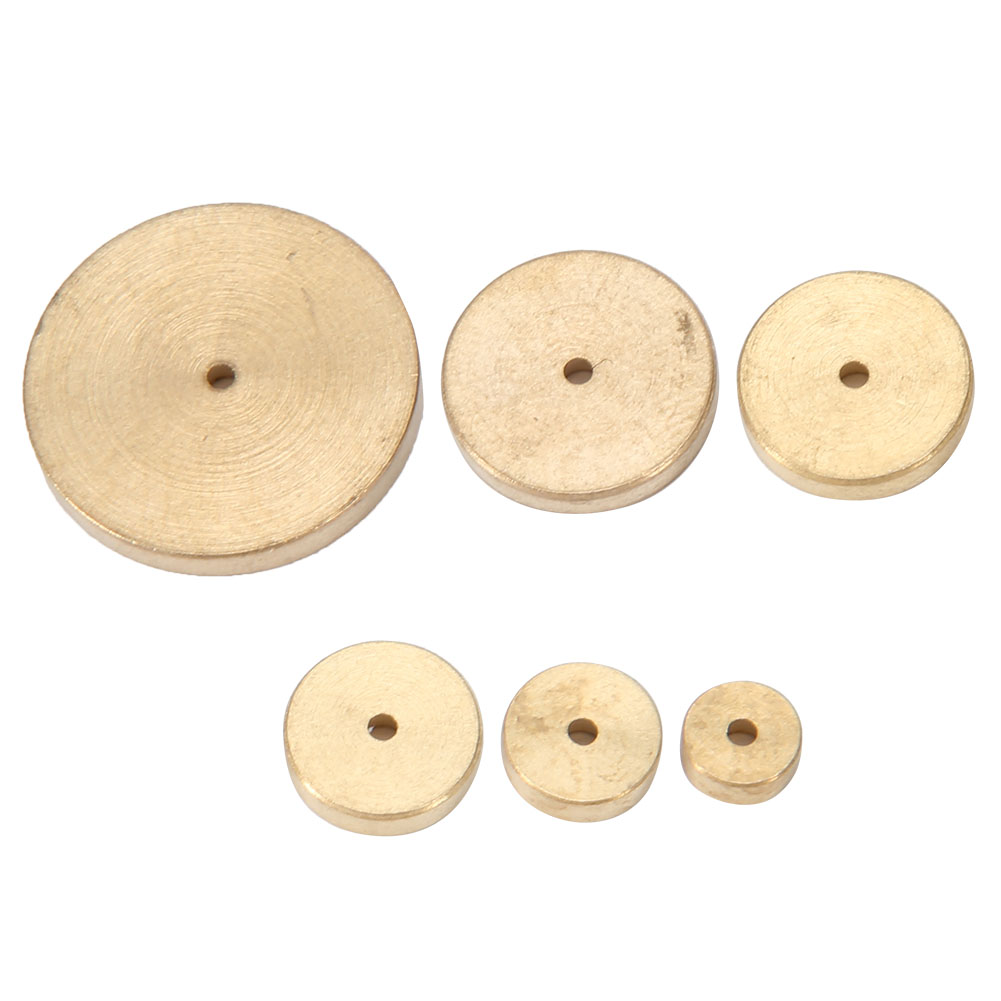 6-teiliges Set Aus Leder Und Messing Zum Markieren Runder Linien, Diy-werkzeug Für Enge Löcher