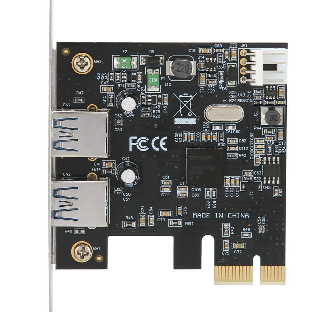 2-port Usb 3.0 Erweiterungskarte, 5 Gbit/s Geschwindigkeit, Pcie-karte, Hochgeschwindigkeits-konverteradapter Für Computer