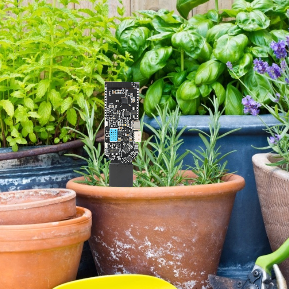 Ttgo T Highrow Esp32 Wifi Bluetooth Dht12 Bodentemperatur-, Feuchtigkeits- Und Elektrolytsensormodul