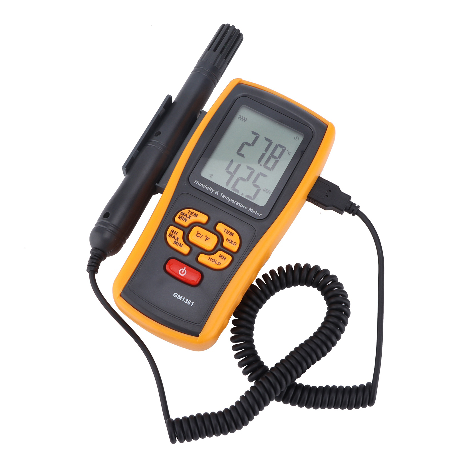 Gm1361 Tragbares Elektronisches Thermometer-hygrometer Für Die Industrie