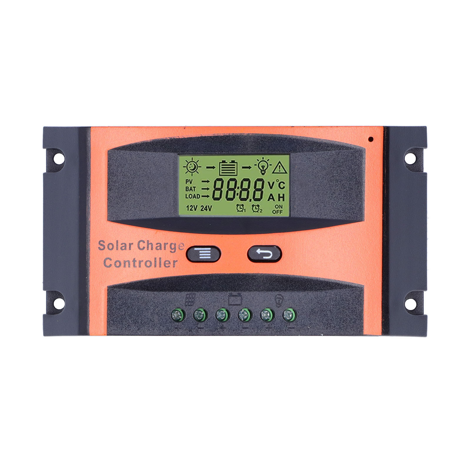 Solarladeregler Mit Lcd-bildschirm, Überladeschutzschaltung, Pwm-laderegler Für 10-a-batterien