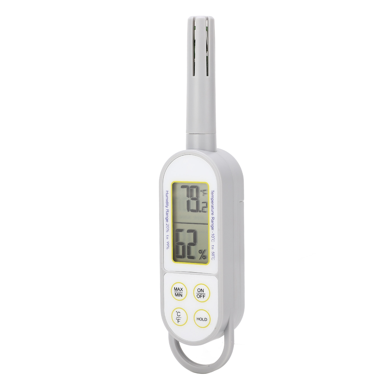 Tragbares Digitales Thermometer Und Hygrometer Mit Batterien, Integrierte Batterie.