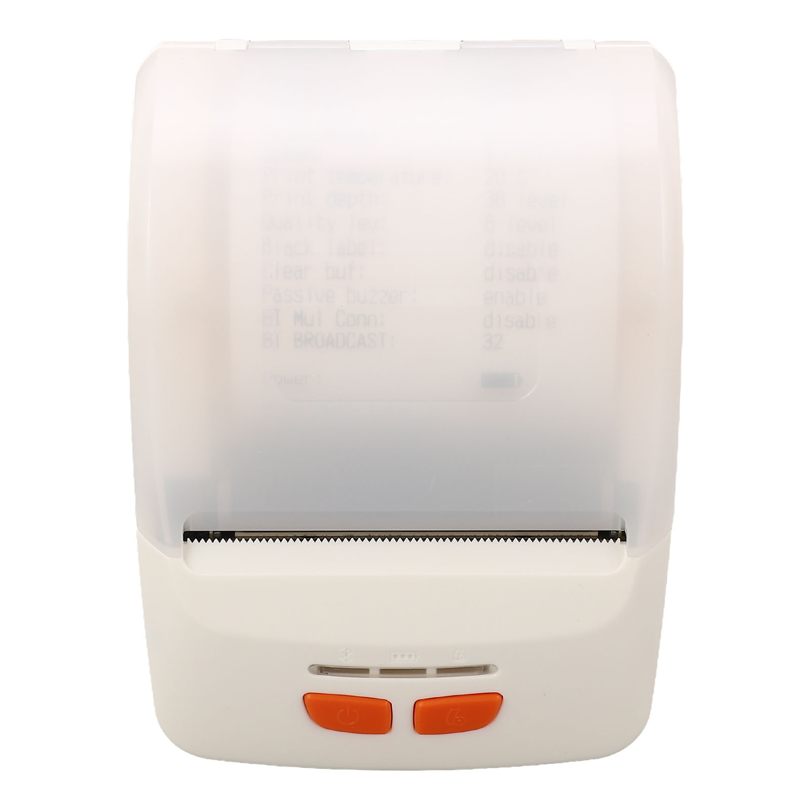 Tragbarer, Kabelloser Bluetooth-thermodrucker Für Belege, Tickets Und Rechnungen, Kassendrucker