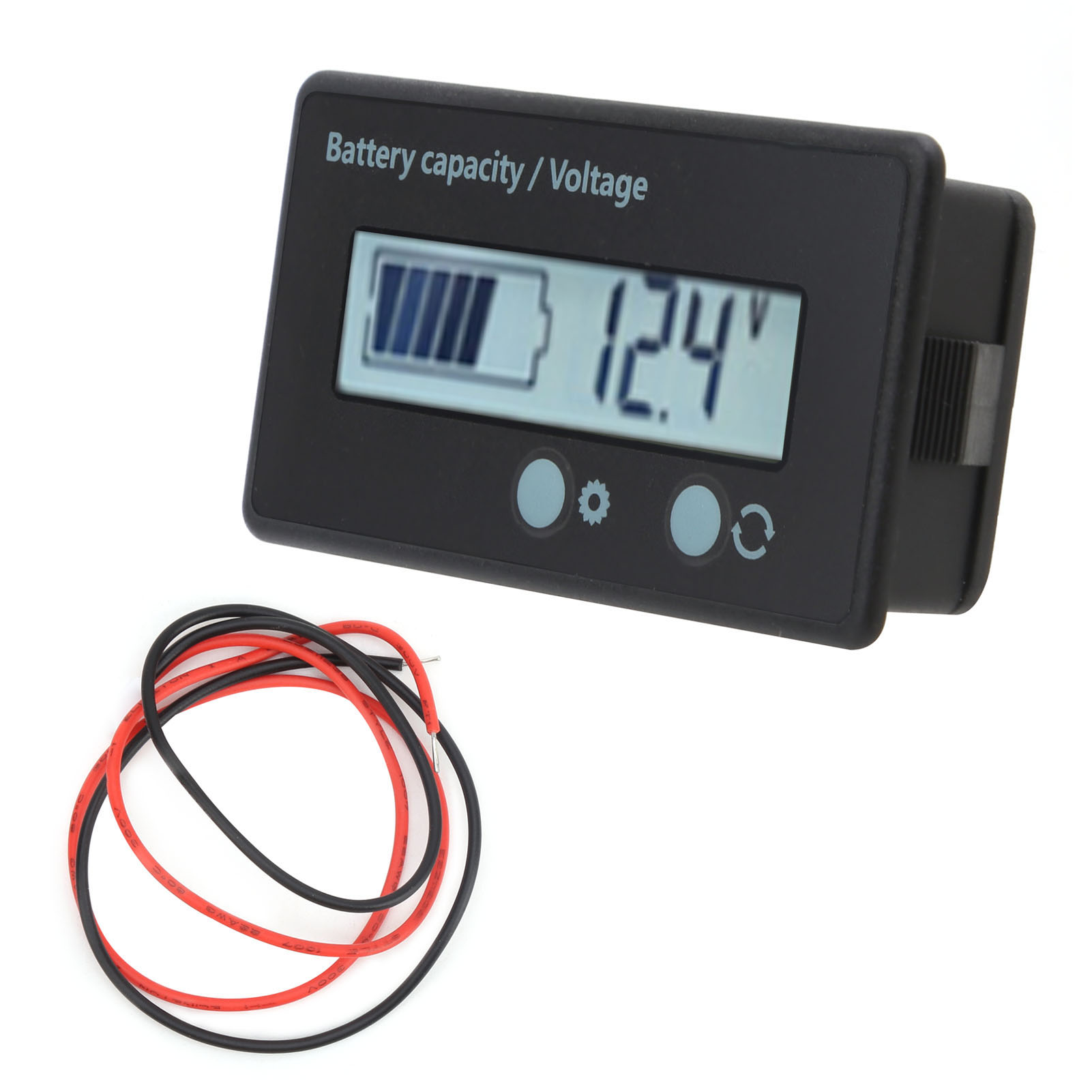 Dc 10-100v Batteriekapazitätsanzeige Mit Weiß Hinterleuchtetem Lcd-bildschirm