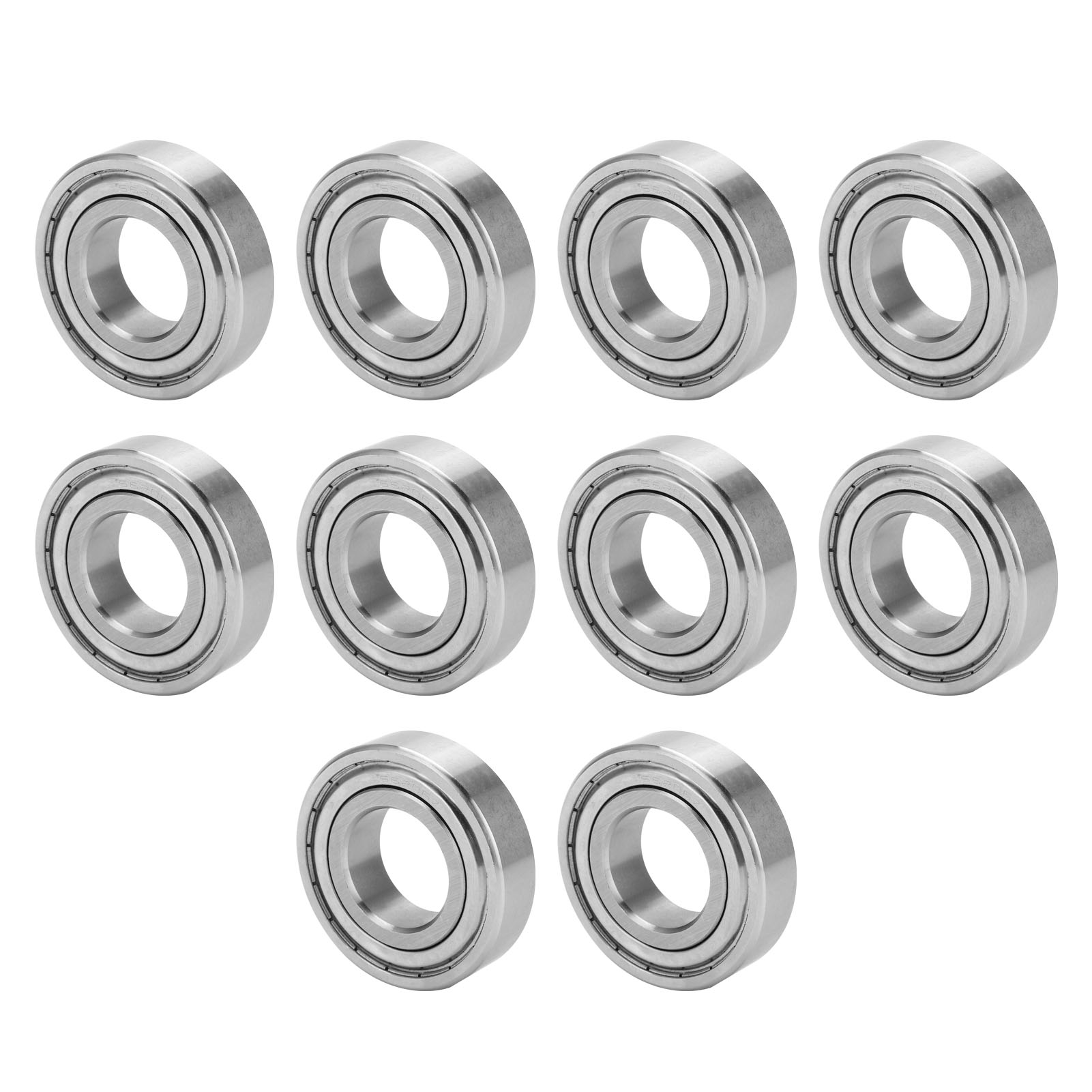 Packung Mit 10 Miniatur-edelstahlkugellagern Für Hochgeschwindigkeitsmaschinen S6206zz 62x30x16 Mm