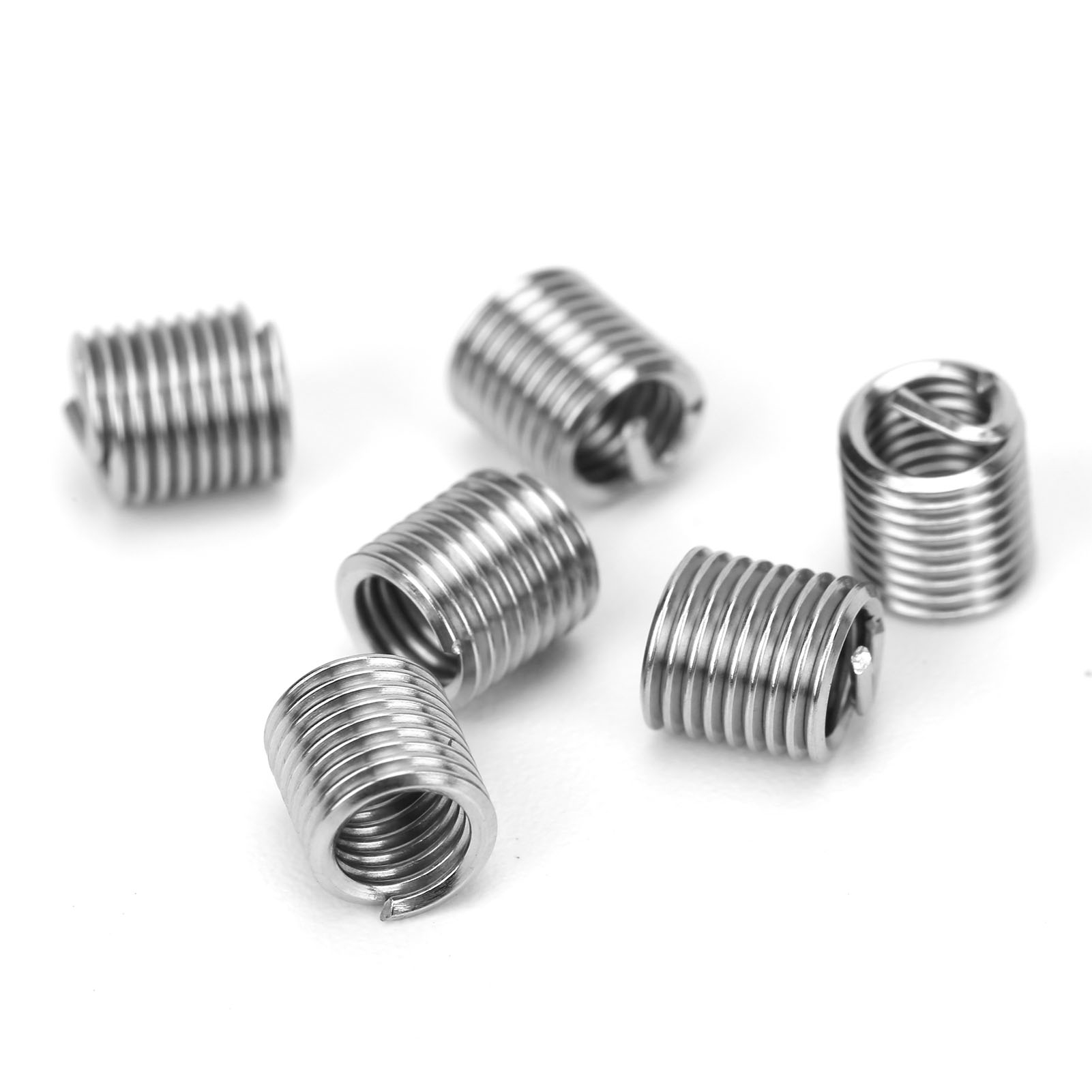 Packung Mit 100 Reduziereinsätzen Für Muttern (außen- Und Innengewinde), Reparaturwerkzeug, Edelstahlbefestigungselement M4x0,72d