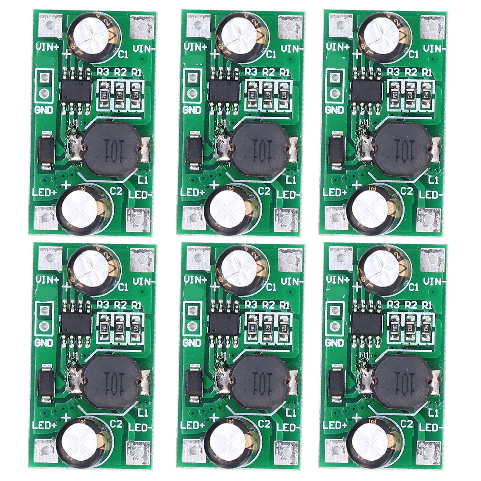 3w/2w Led-treibermodul (6 Stück), 700 Ma, Pwm-dimmung, Konstantstrom, 5–35 V Dc-eingang