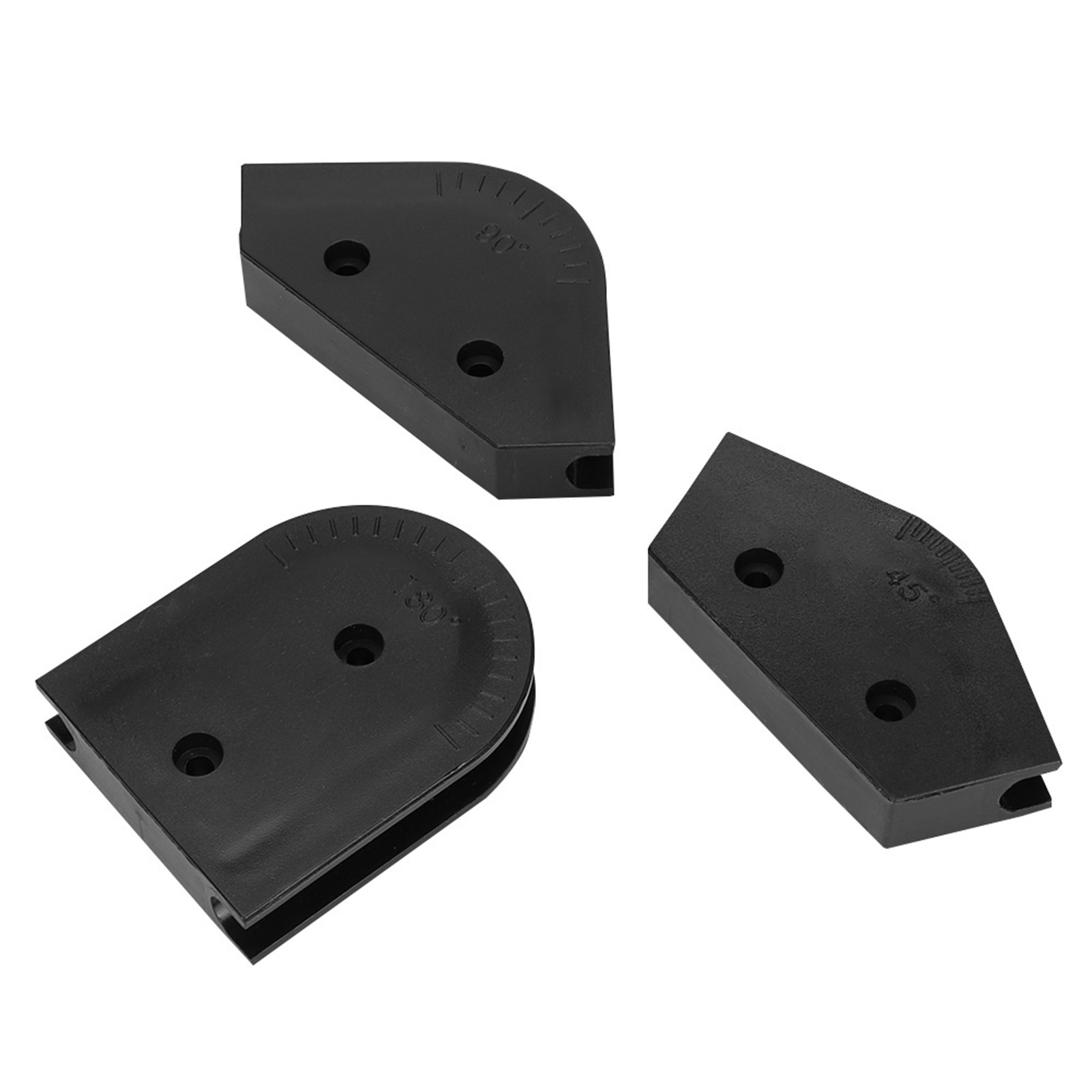 Satz Von 3 Biegeformen Für Starre Acrylrohre Mit Einem Außendurchmesser Von 12 Mm Und Winkeln Von 45°, 90° Und 180°.