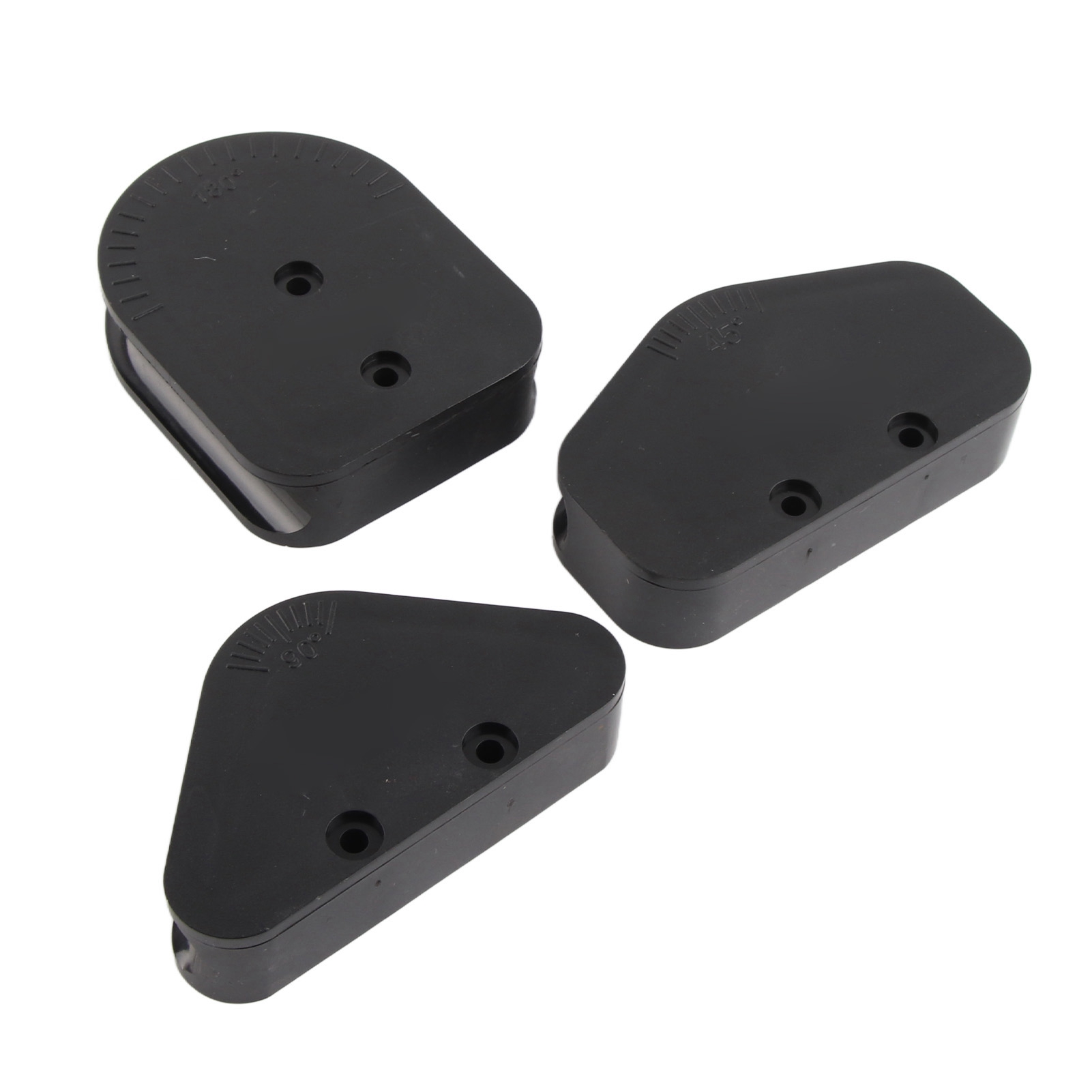Set Aus 3 Formen Zum Biegen Von Starren Acrylrohren Mit Einem Außendurchmesser Von 16 Mm, Winkel Von 45°, 90° Und 180°.