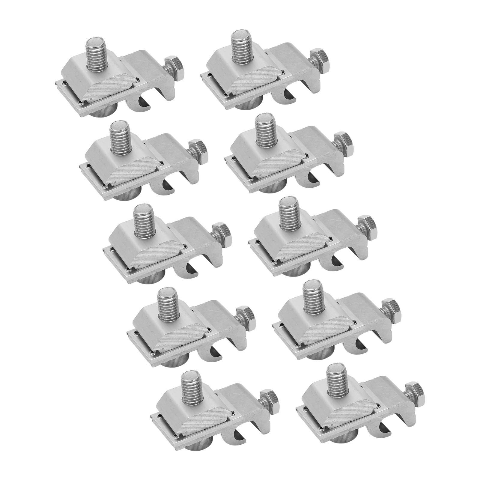 10 Montageteile Für Solarmontagesysteme, Erdungsklemmen, Photovoltaik-halterungen