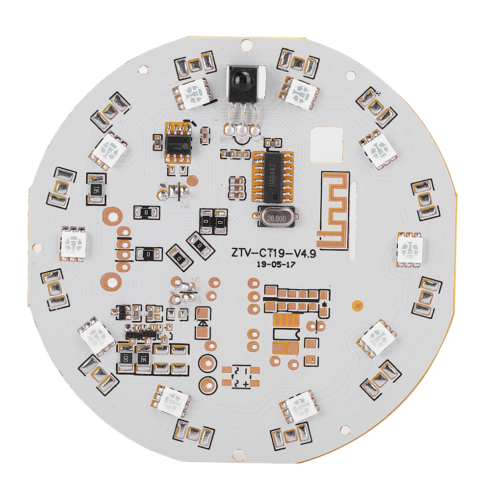 Ct19 Bluetooth-glühbirne Mit Rgb-mehrfarbenbeleuchtung, Lautsprecher Und Fernbedienung