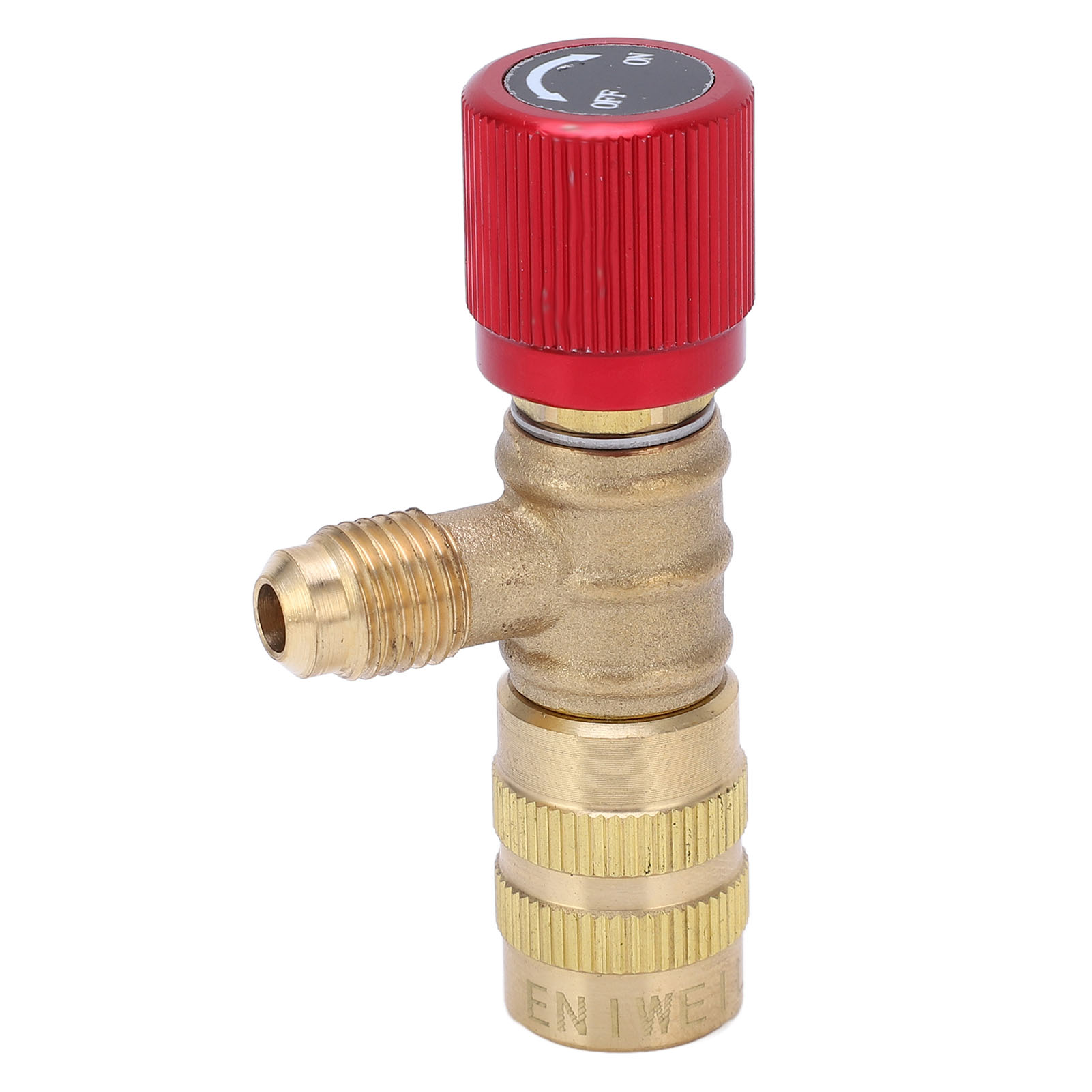 Sicherheitsventil Für Kältemittelfüllung Für R22, R410, R134a Und R404, 1/4"-außengewinde Und 5/16"-innengewinde