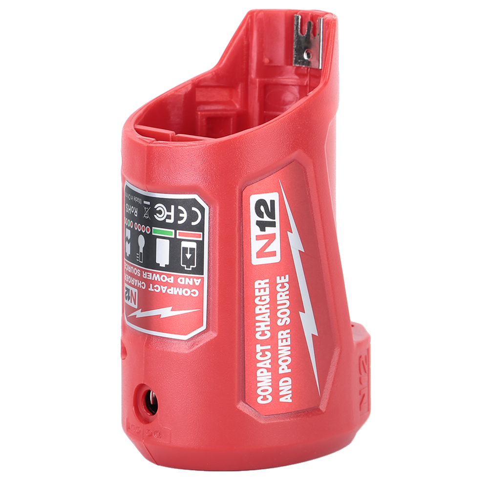 Alternativer Ersatzlader Für Milwaukee Round Akkus, Kompatibel Mit Allen M12 Akkus (rot).
