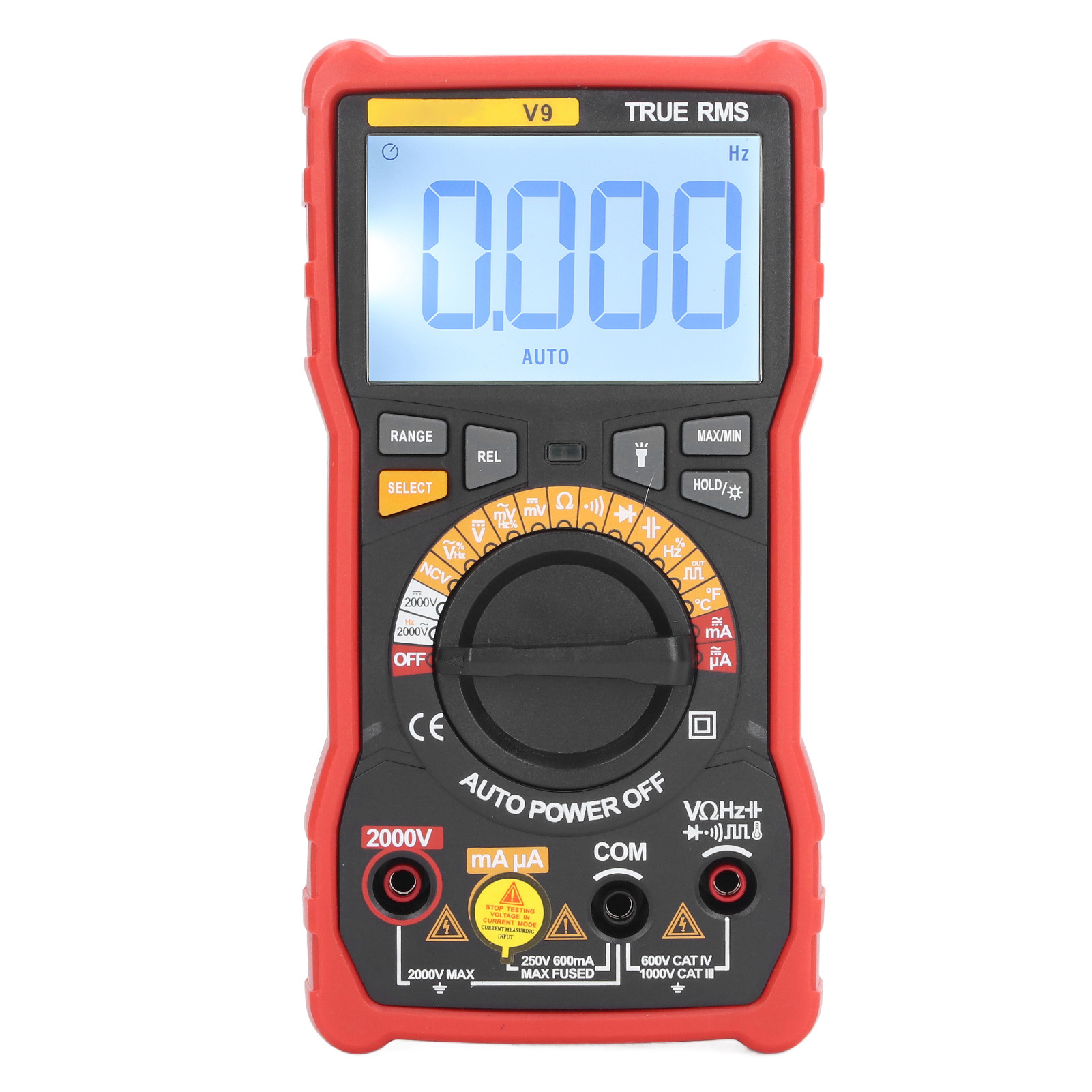 2000v Digitalmultimeter, Hochspannungsprüfer, Amperemeter, Ncv-messgerät