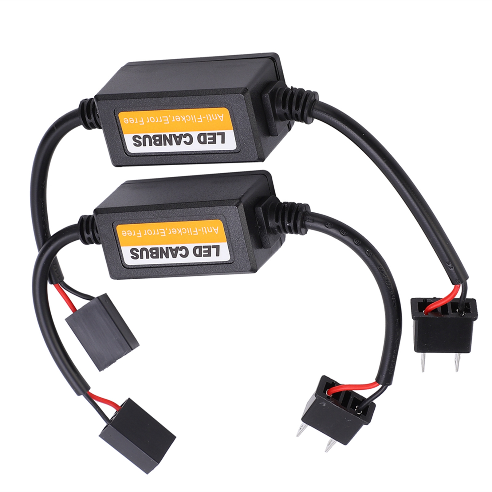 2 Flackerfreie Led-decoder Für Das Armaturenbrett Von Autos, Die Fehlercodes Und Störungen Aufheben, Für H7 Dc 9v/16v Glühbirnen.