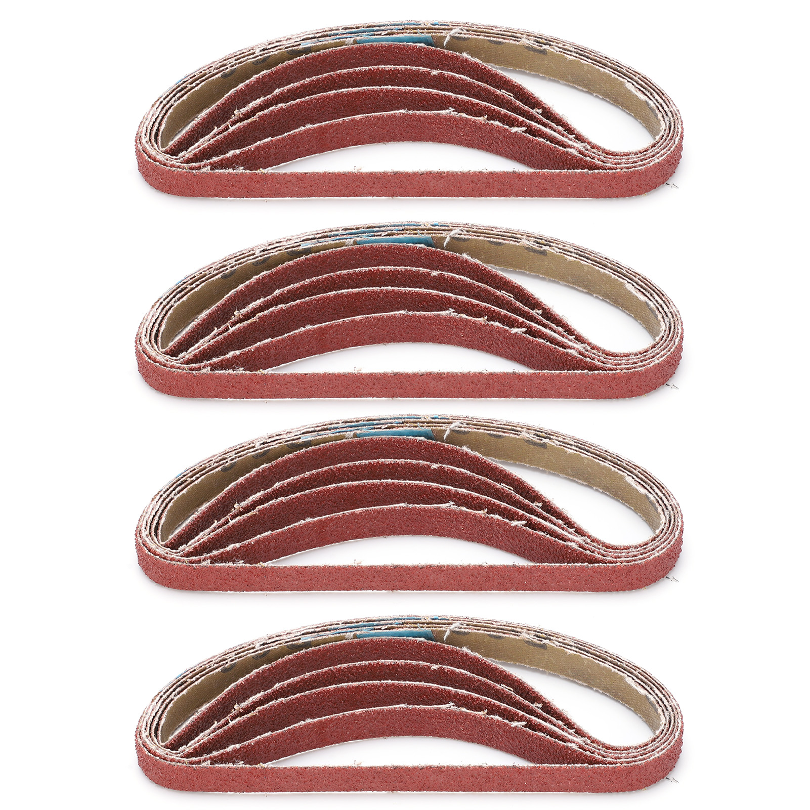 Packung Mit 20 Ersatzschleifbändern Für Schleifmaschinen, 330 X 10 Mm, Körnung 180