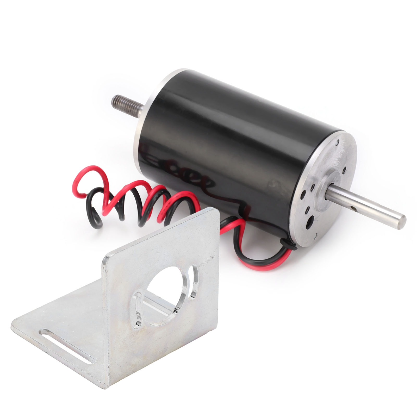 80w Hochgeschwindigkeits-gleichstrommotor Micro Cw Ccw Dual-ausgangswellen-drehzahlregelung 12v Xd60d9412y50s (mit Halterung)