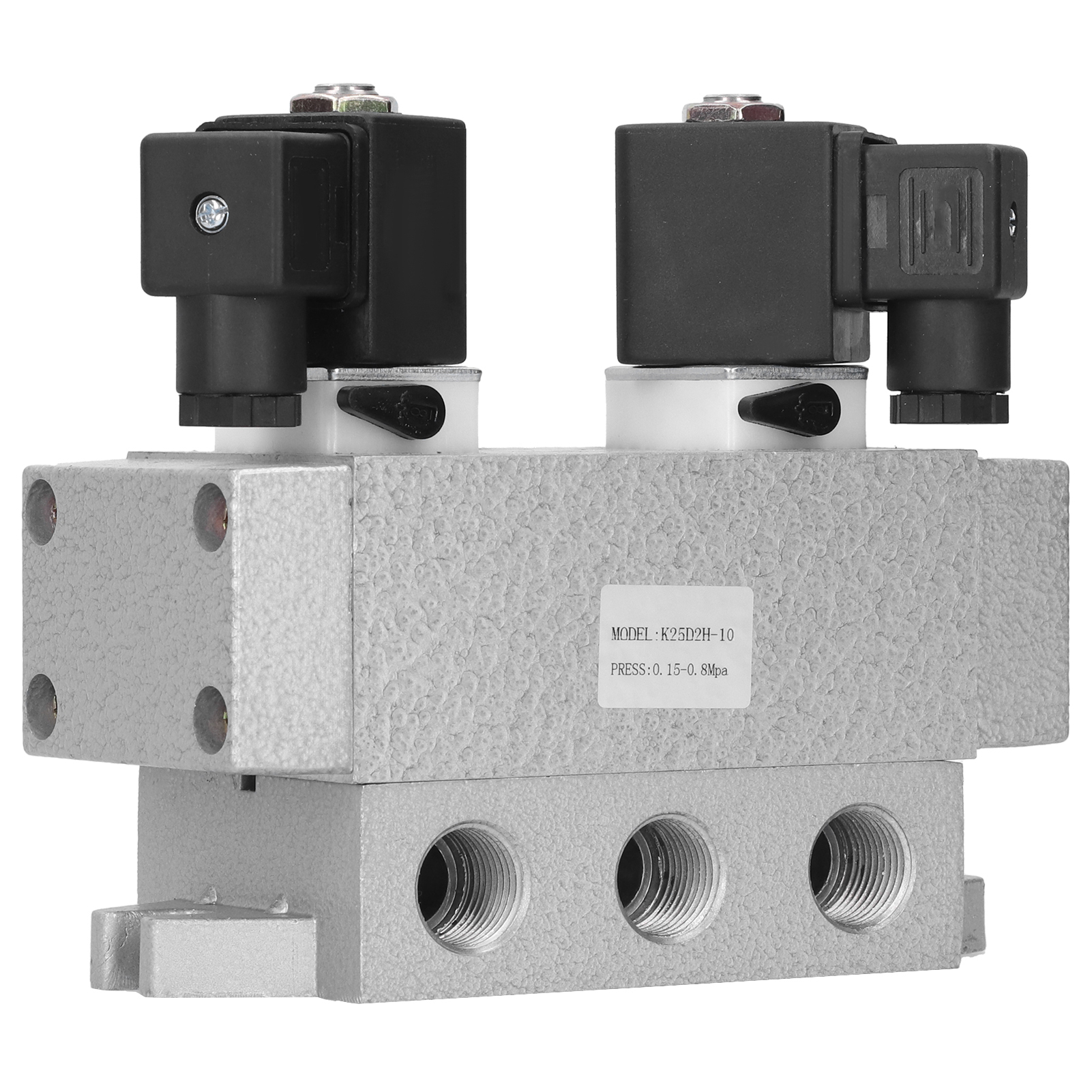 Pneumatisches 2-positionen-, 5-wege-magnetventil Mit Doppelter Wirkung, G3/8" K25d2h-10ac220v