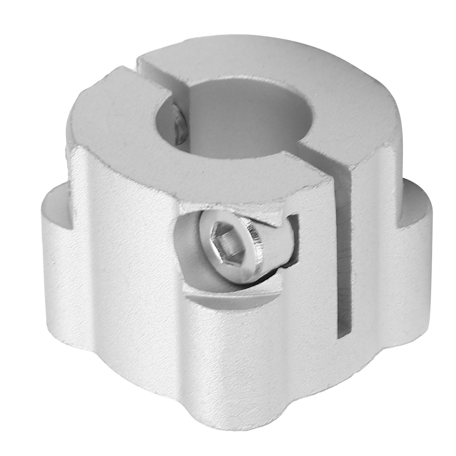 Aluminium-rundloch-wellenklemmnabe, Hochgeschwindigkeits-klemmflansch, 12 Mm Mittelbohrung, 3310-0016-0012